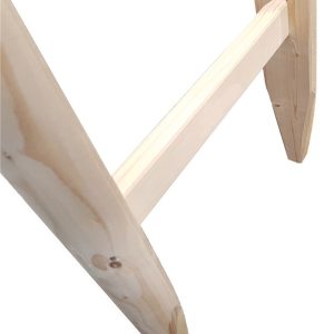 Enkele Bouwladder 3,00m 10 Sporten Hout